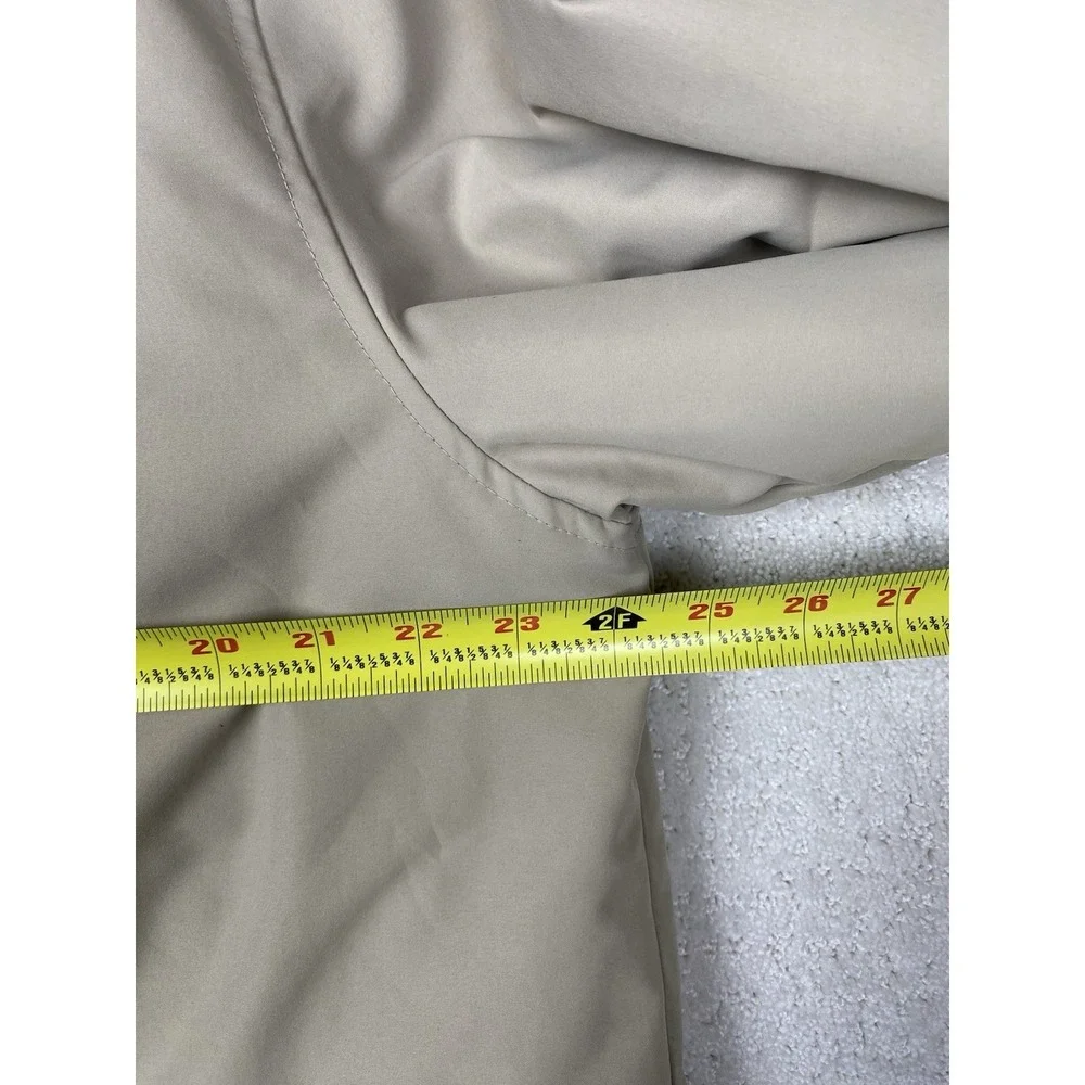 Weatherproof Men's Insulated Hooded Parka Jacket Tan Fleece Lined Winter Coat